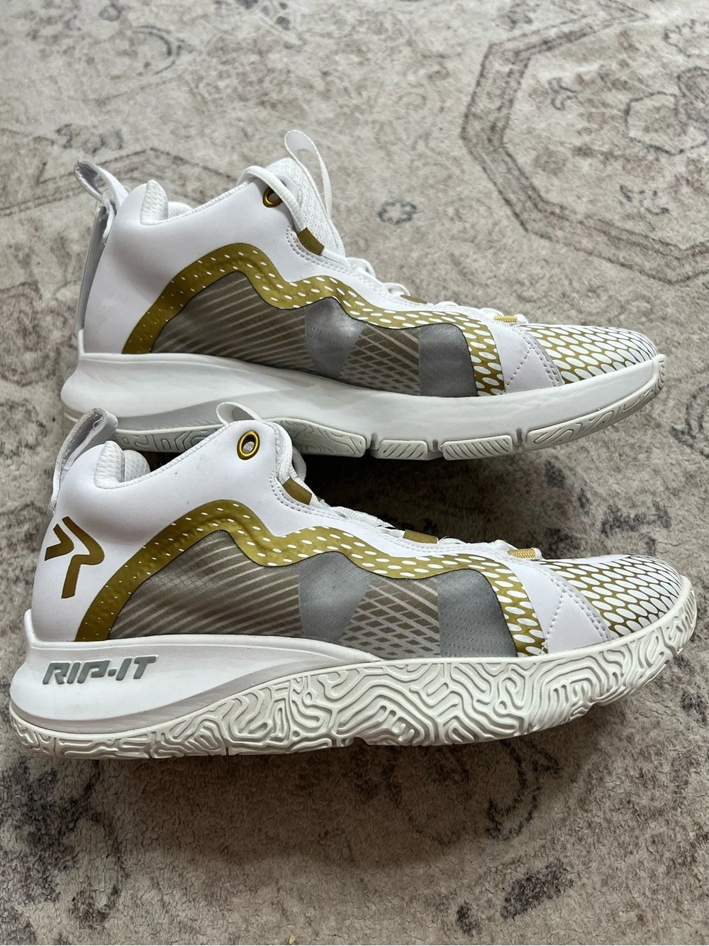 RIP-IT Women's SwiftStep Future Volleyball Court Shoes White Gold